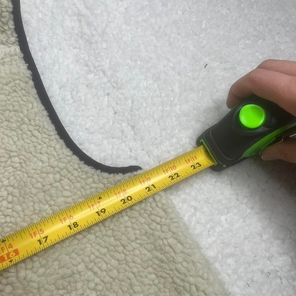 Vineyard vines supershep men cream deep pile fleece lined full zip vest preppy M - Picture 5 of 6